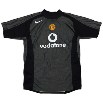 2004-05 Manchester United GK S/S Shirt - 7/10 - (L.Boys)