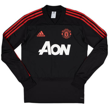 2018-19 Manchester United adidas Sweat Top - 8/10 - (S)