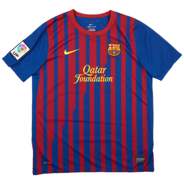 2011-12 Barcelona Home Shirt - 5/10 - (XL.Boys)