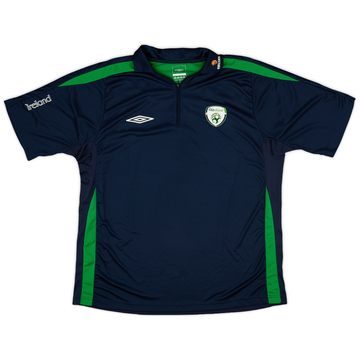 2007-08 Ireland Umbro 1/4 Zip Polo Shirt - 8/10 - (XL)