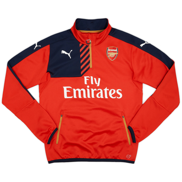 2015-16 Arsenal Puma 1/4 Zip Drill Top - 8/10 - (M)