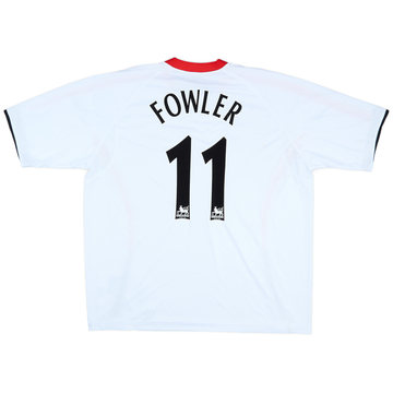 2005-06 Liverpool Away Shirt Fowler #11 - 6/10 - (XXL)