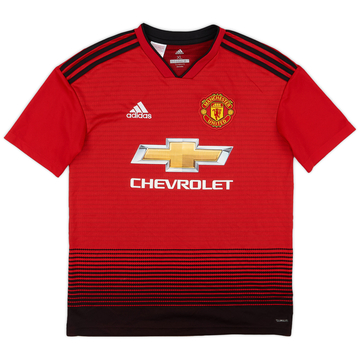2018-19 Manchester United Home Shirt - 9/10 - (XL.Boys)