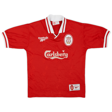 1996-98 Liverpool Home Shirt - 6/10 - (M.Boys)