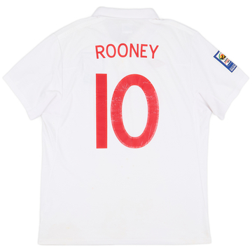 2009-10 England Home Shirt Rooney #10 - 6/10 - (L)