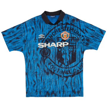 1992-93 Manchester United Away Shirt - 8/10 - (L)