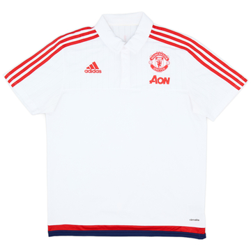 2015-16 Manchester United adidas Polo Shirt - 7/10 - (L)