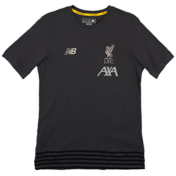 2018-19 Liverpool New Balance Cotton Tee - 8/10 - (S)