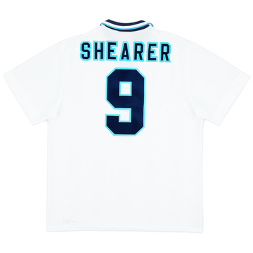 1995-97 England Home Shirt Shearer #9 - 9/10 - (XL)