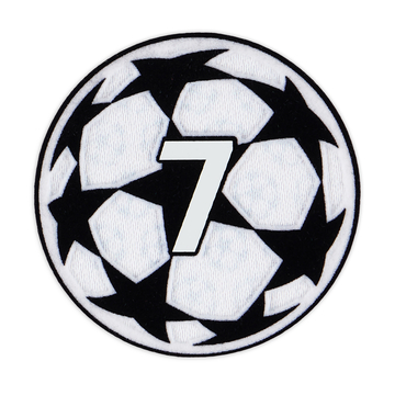 2024-25 UEFA Champions League 7 Times Winners Player Issue Badge of Honour Patch