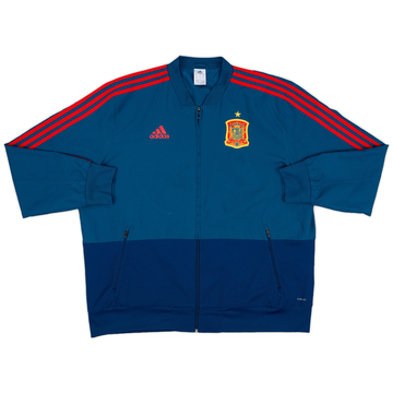 2017-18 Spain adidas Track Jacket - 7/10 - (XXL)