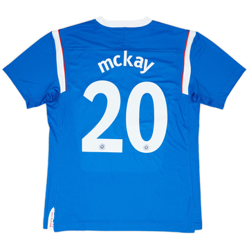2011-12 Rangers Player Issue Home Shirt McKay #20