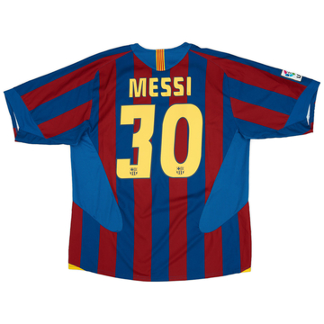 2005-06 Barcelona Home Shirt Messi #30ES