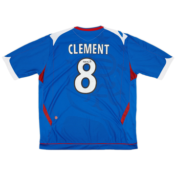 2006-07 Rangers Home Shirt Clement #8 - 5/10 - (XXL)