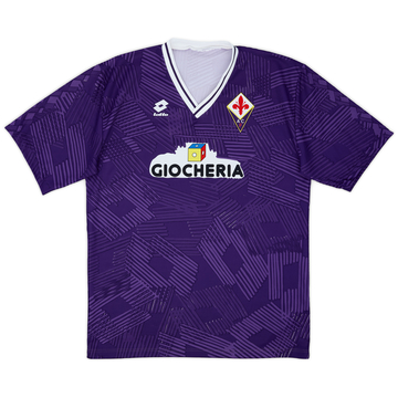 1991-92 Fiorentina Home Shirt - 6/10 - (L)
