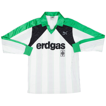1987-89 Borussia Monchengladbach Home L/S Shirt - 9/10 - (S)