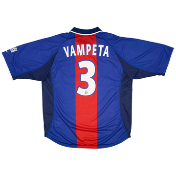 2000-01 Paris Saint-Germain Home Shirt Vampeta #3 - 7/10 - (XL)