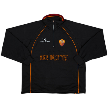 1999-00 Roma Diadora 1/4 Zip Drill Top - 8/10 - (S)