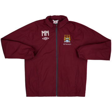 2012-13 Manchester City Umbro Staff Issue Hooded Rain Jacket MM - 6/10 - (L)