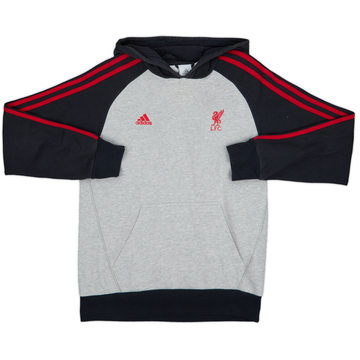 2011-12 Liverpool adidas Hooded Sweat Top - 8/10 - (S)