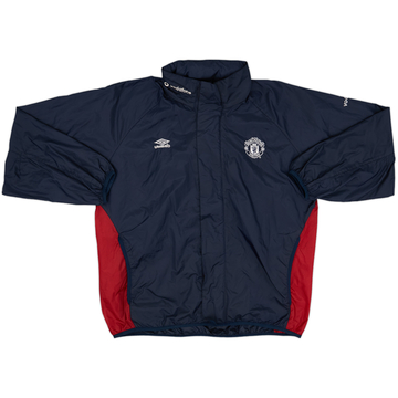 2000-01 Manchester United Umbro Hooded Rain Jacket - 8/10 - (S)