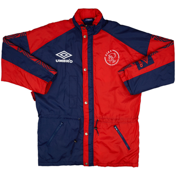 1996-97 Ajax Umbro Padded Bench Coat - 9/10 - (XL)