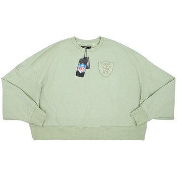 2023 Las Vegas Raiders Pro Standard Crop Sweat Top Womens (XL)