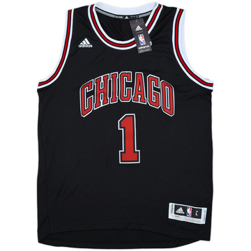 2015-16 Chicago Bulls Rose #1 adidas Swingman Alternate Jersey (L)