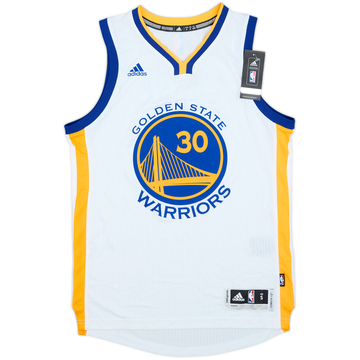 2014-17 Golden State Warriors Curry #30 adidas Swingman Home Jersey (S)