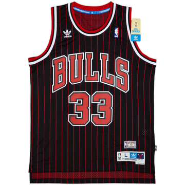 1995-96 Chicago Bulls Pippen #33 adidas Hardwood Classics Swingman Alternate Jersey (L)
