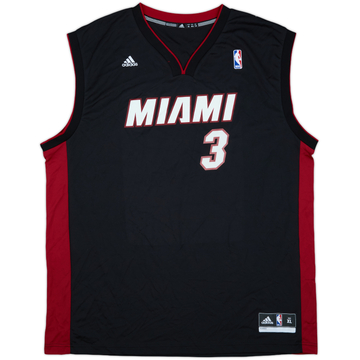 2012-14 Miami Heat Wade #3 adidas Away Jersey (XL)