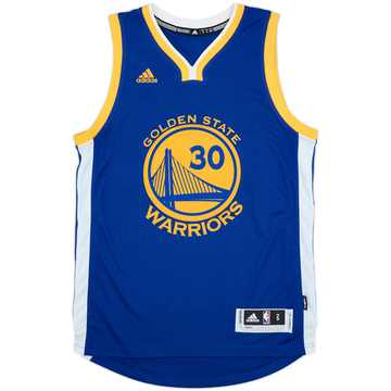 2014-17 Golden State Warriors Curry #30 adidas Swingman Away Jersey - 9/10 - (S)