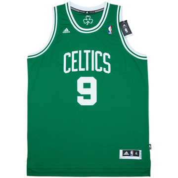 2010-14 Boston Celtics Rondo #9 adidas Swingman Away Jersey (XL)