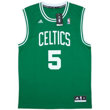 2010-13 Boston Celtics Garnett #5 adidas Away Jersey (M)