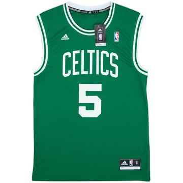 2010-13 Boston Celtics Garnett #5 adidas Away Jersey (S)
