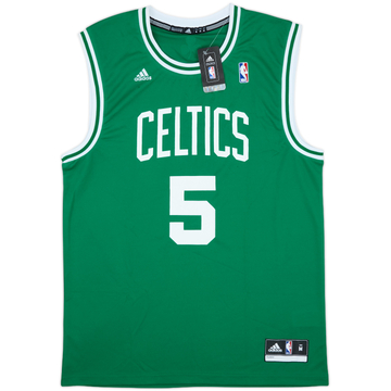 2010-13 Boston Celtics Garnett #5 adidas Away Jersey (M)