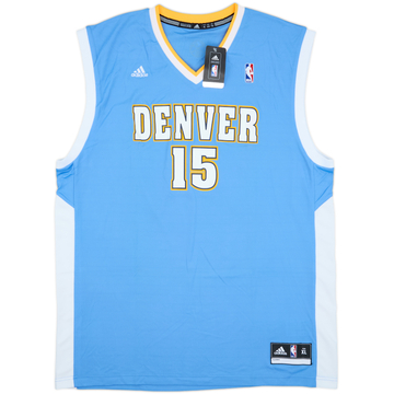 2010-11 Denver Nuggets Anthony #15 adidas Away Jersey (XL)