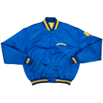 1990-93 Milwaukee Brewers Starter Satin Varsity Jacket - 6/10 - (XL)