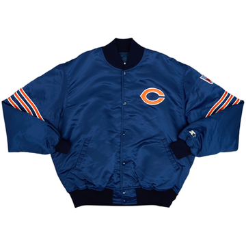1980s Chicago Bears Starter Satin Varsity Jacket - 9/10 - (XL)