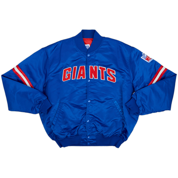 1980s New York Giants Starter Satin Varsity Jacket - 9/10 - (XXL)