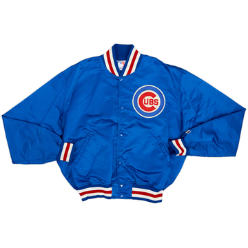 1980s Chicago Cubs Starter Satin Varsity Jacket - 7/10 - (XL)