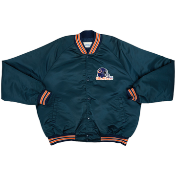 1990s Chicago Bears Chalk Line Satin Varsity Jacket - 8/10 - (XL)