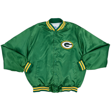 1990s Green Bay Packers Chalk Line Satin Varsity Jacket - 9/10 - (L)