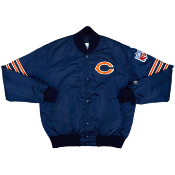 1980s Chicago Bears Starter Satin Varsity Jacket - 8/10 - (M)
