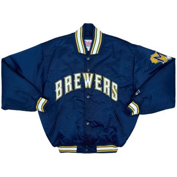 1994-99 Milwaukee Brewers Starter Satin Varsity Jacket - 9/10 - (M)