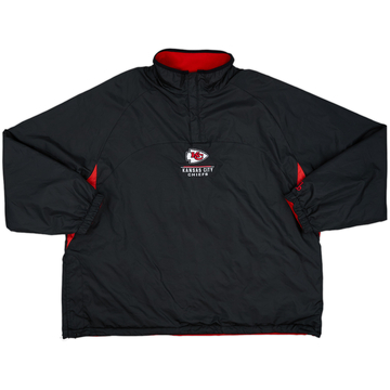 2000s Kansas City Chiefs NFL Reversibe Fleece Coat - 9/10 - (XXL)