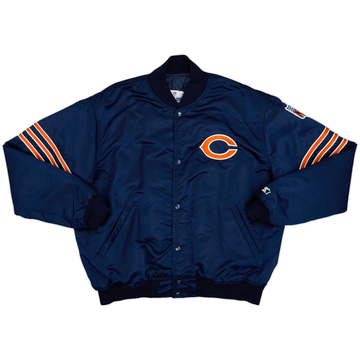 1980s Chicago Bears Starter Satin Varsity Jacket - 9/10 - (XL)