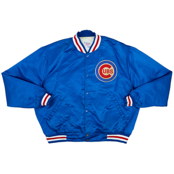 1980s Chicago Cubs Starter Satin Varsity Jacket - 7/10 - (XXL)