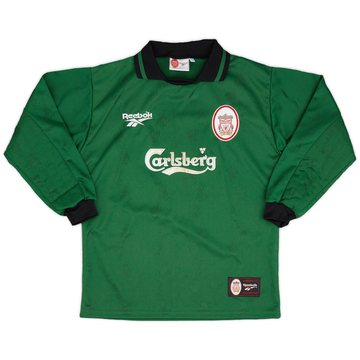 1996-97 Liverpool GK Shirt - 7/10 - (Y)