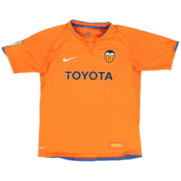 2007-08 Valencia Away Shirt - 9/10 - (XL.Boys)